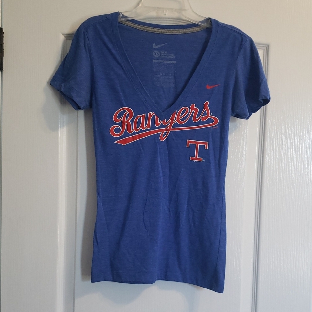 Women's Texas Rangers V-Neck Tee